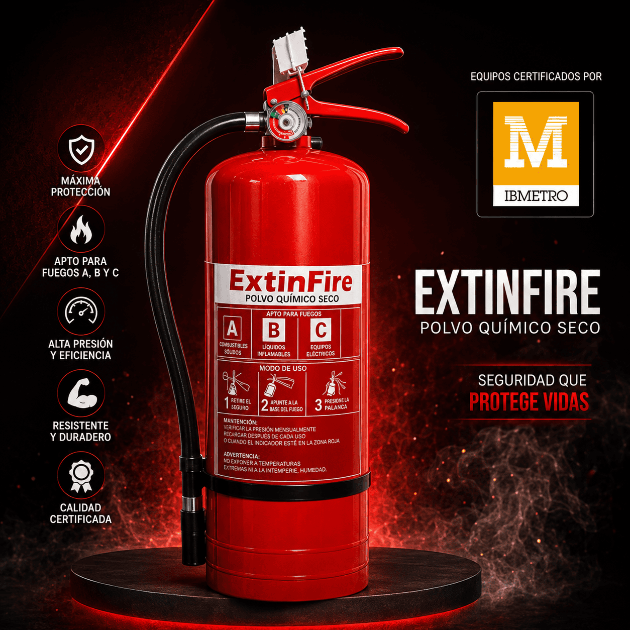 Extintor Multipropósito PQS